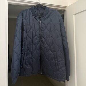 NWT 14th & Union Men's Navy Puffer Jacket - L